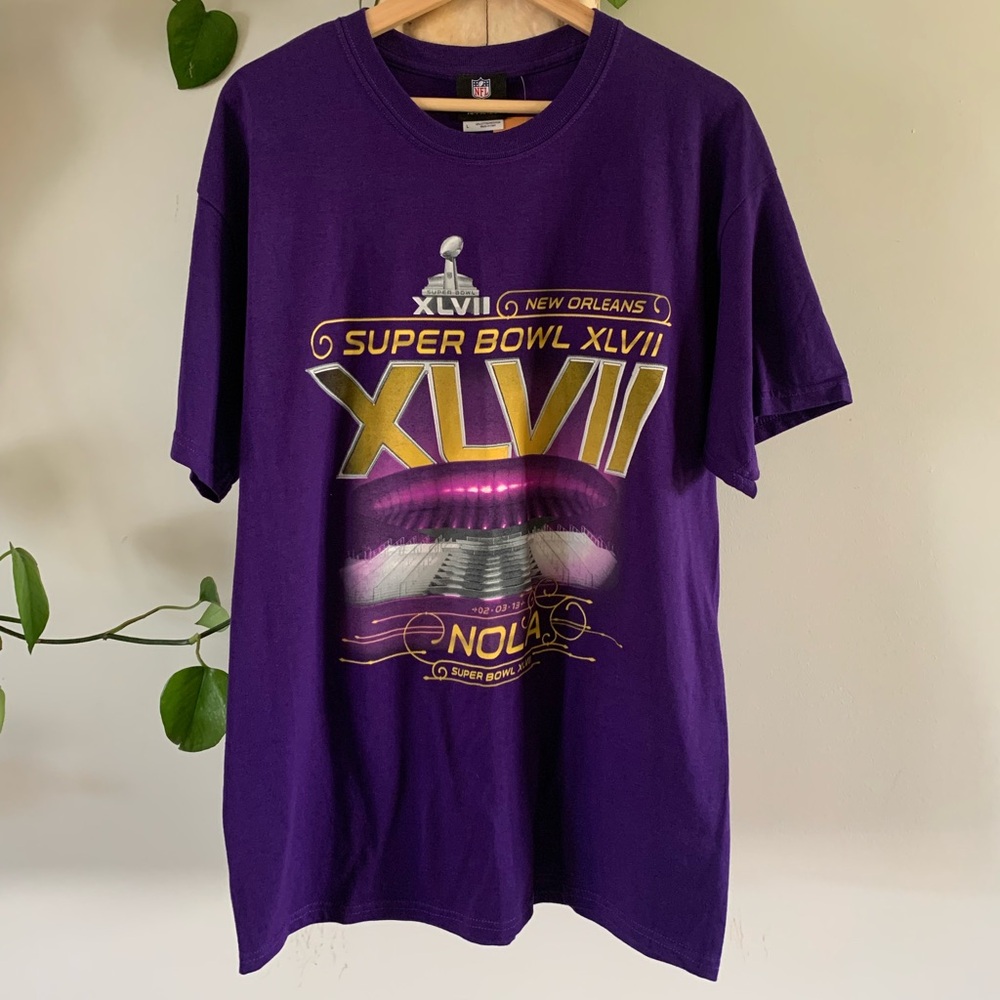 NFL Purple Super Bowl XLVII Tee